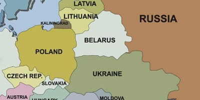 地図のスロヴェニアおよび近隣諸国