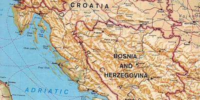 地図のスロヴェニア