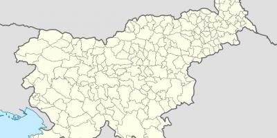 スロヴェニアの地図の位置